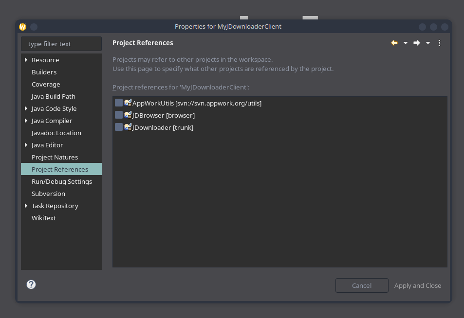 Screenshot from the Java and JDownloader walkthrough